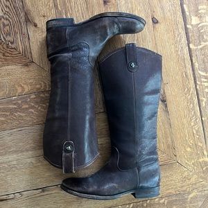 Melissa Frye Button Boots